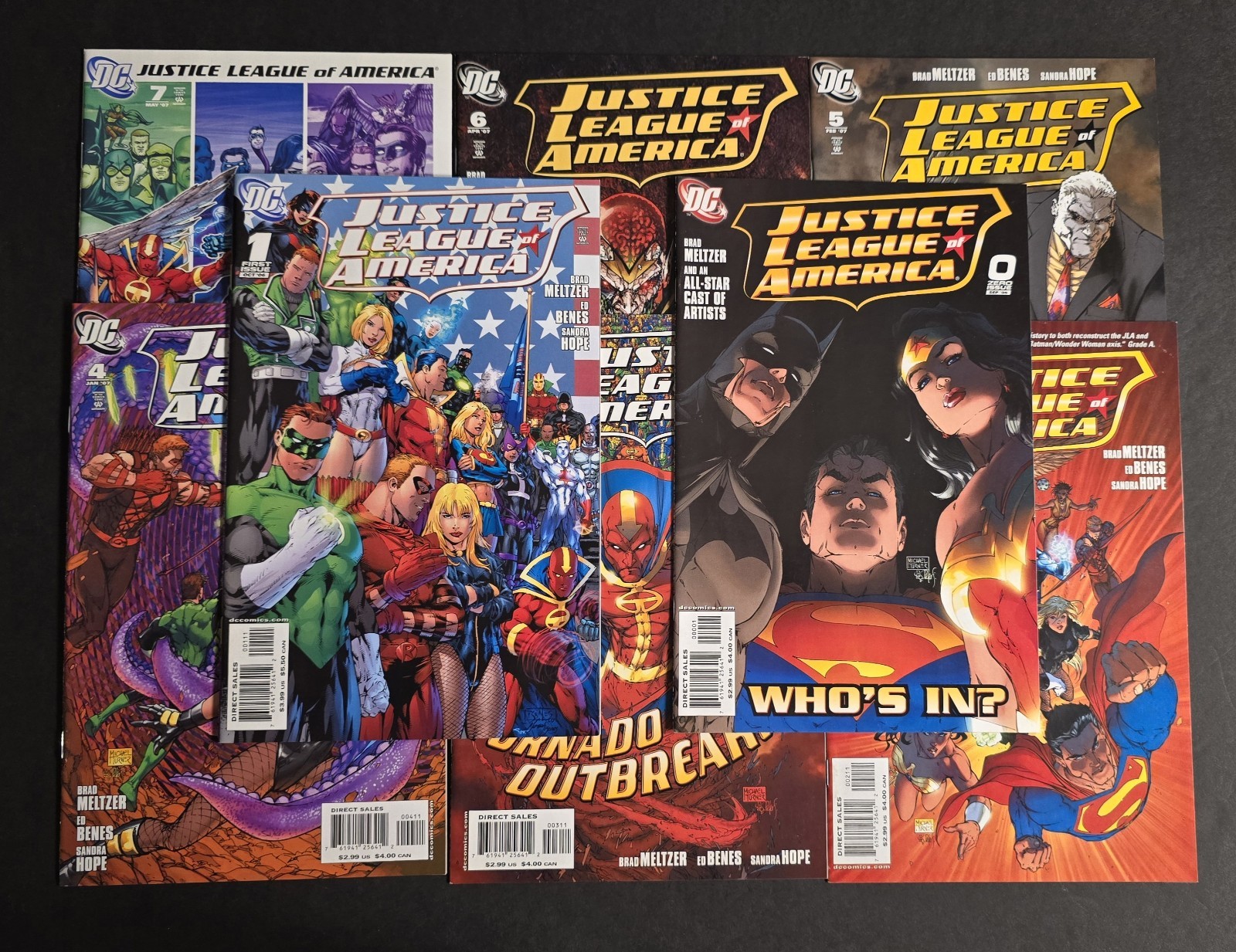 Justice League of America #0-7 (2006) vol.2 Michael Turner Cover Variants NM Justice League of America #0-7 (2006) vol.2 Michael Turner Cover Variants NM
