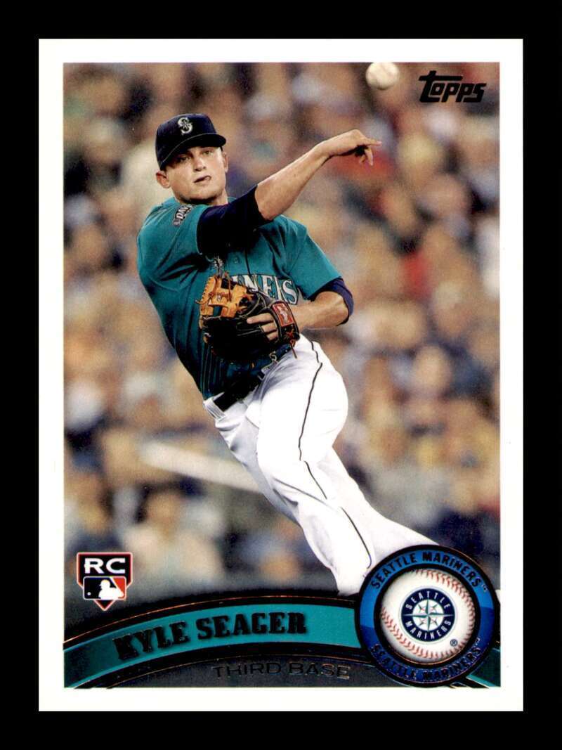 2011 Topps Update Kyle Seager #US308 Rookie RC Seattle Mariners