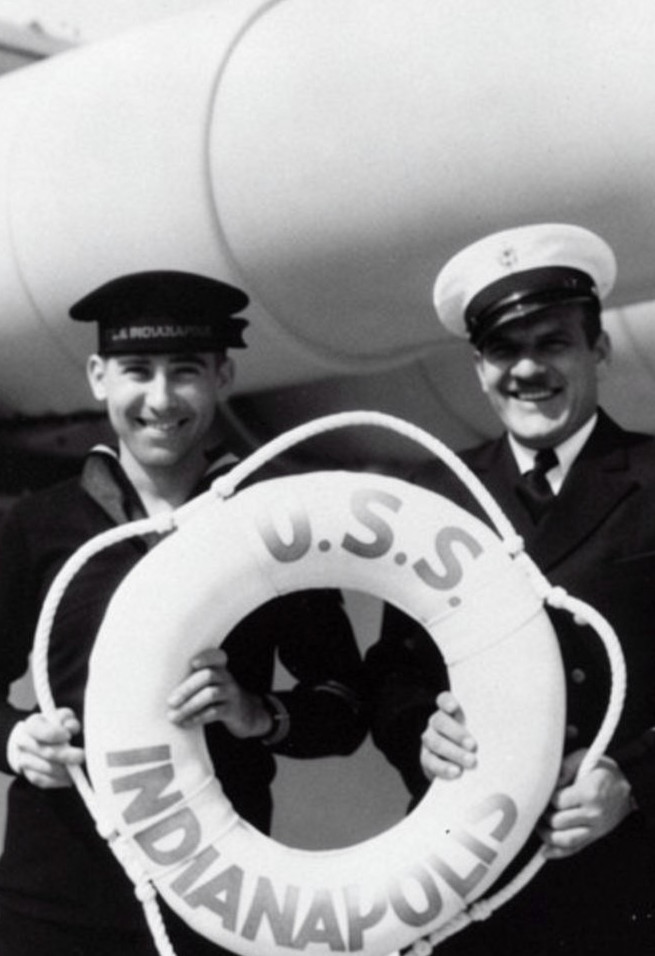 USA   WW2  Photo -   Sailers From    USS Indianapolis  - Sunk July 1945