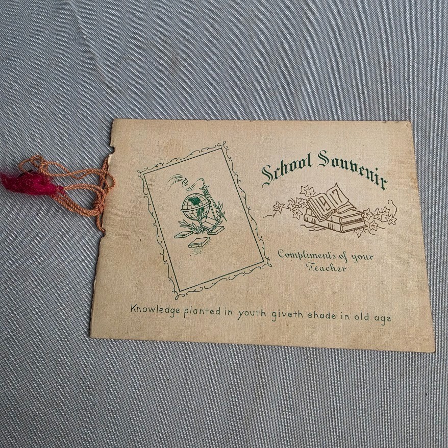 1917 States Fork Public School Souvenir Marion Co WV Teacher Pupil Roster