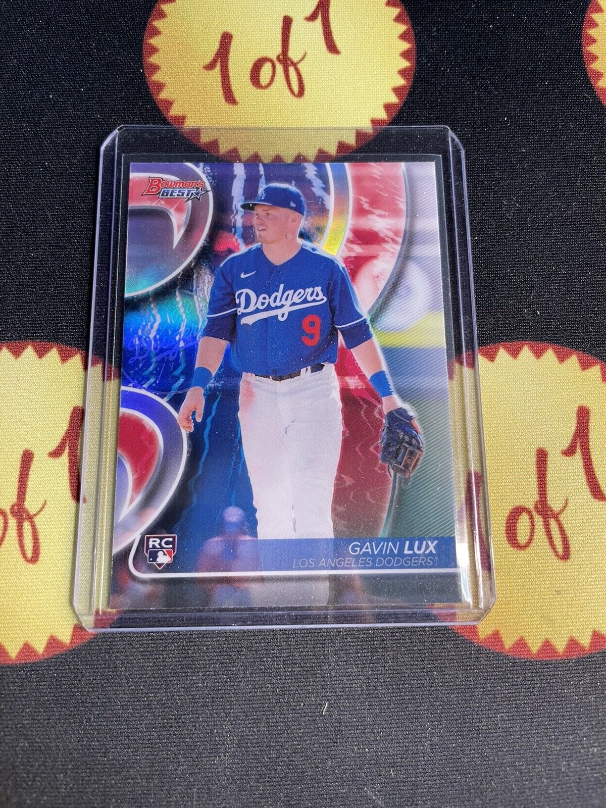 2020 Topps Bowmens Best Gavin Lux Rookie Refractor Los Angeles Dodgers BC 