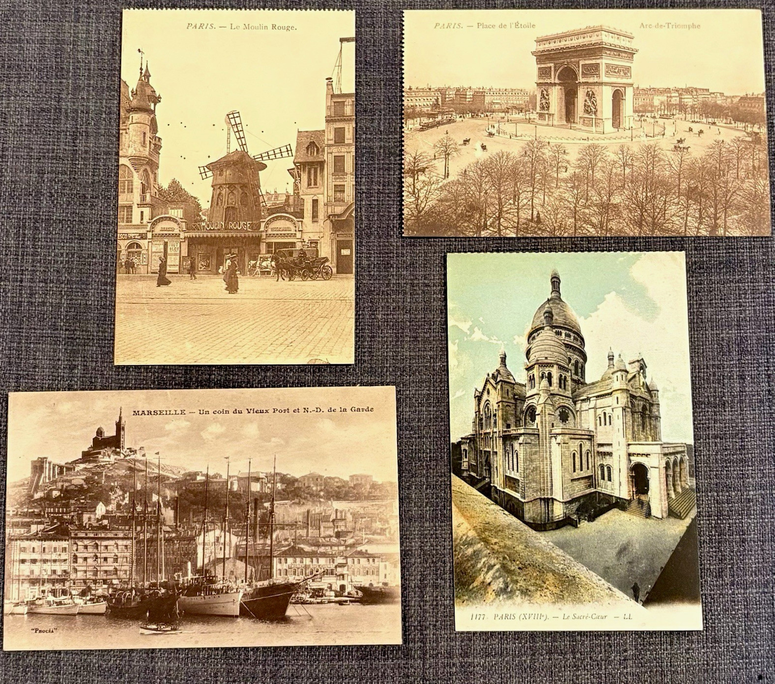 Large Vintage & Antique Postcard Lot Travel Paris Holidays Art 100s of cards