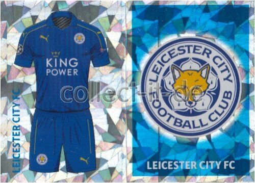 CL1617 - sticker - LEI01+02 - jersey + logo [Leicester City]