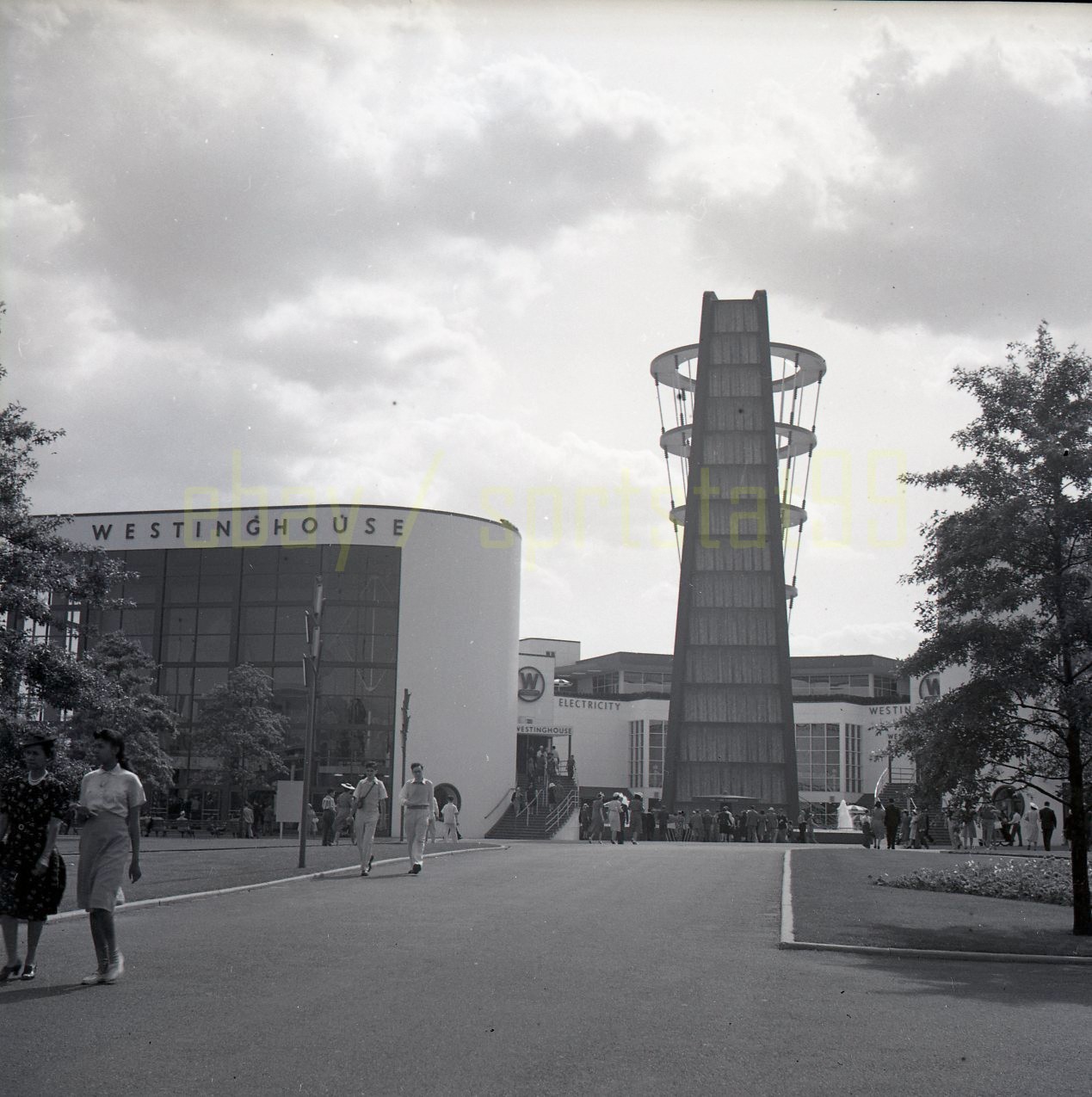Westinghouse Pavilion - 1939-40 New York World's Fair - Vintage Negative Westinghouse Pavilion - 1939-40 New York World's Fair - Vintage Negative
