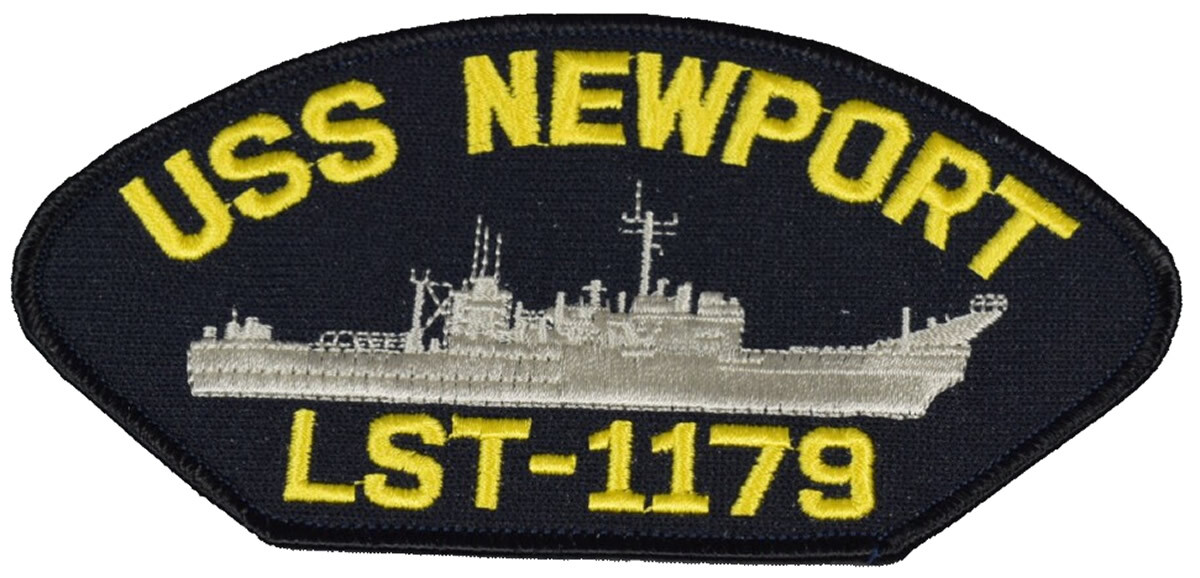 USS NEWPORT LST-1179 SHIP PATCH - GREAT COLOR - Veteran Owned Business USS NEWPORT LST-1179 SHIP PATCH - GREAT COLOR - Veteran Owned Business