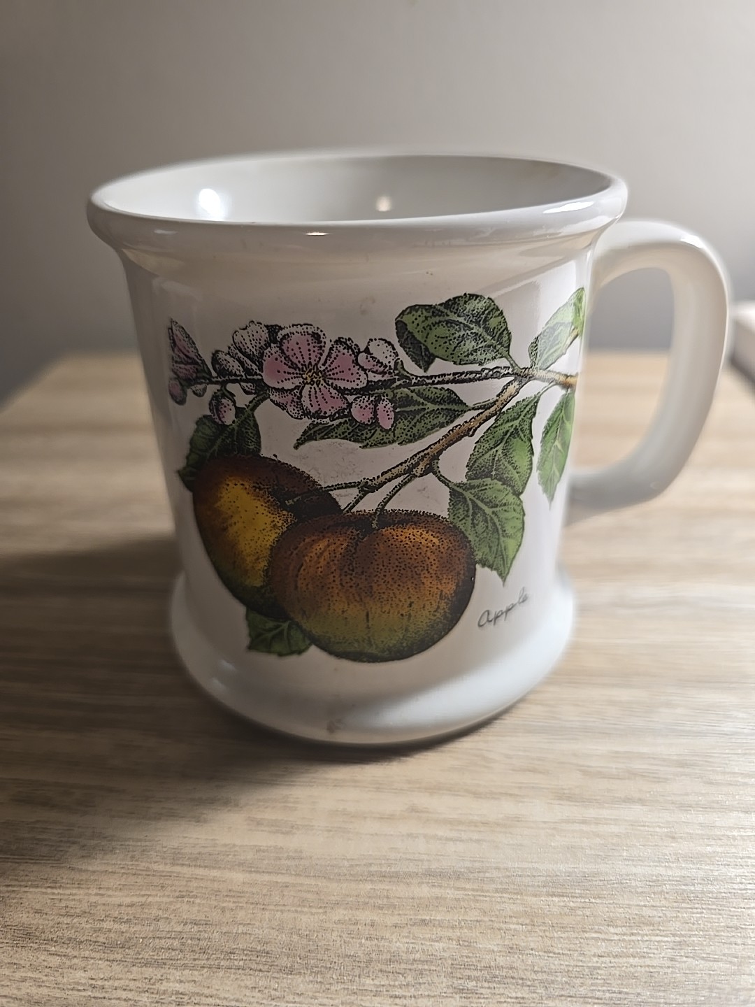 Lauffer Vintage Mug Apple Cider Orchard Stoneware Japan