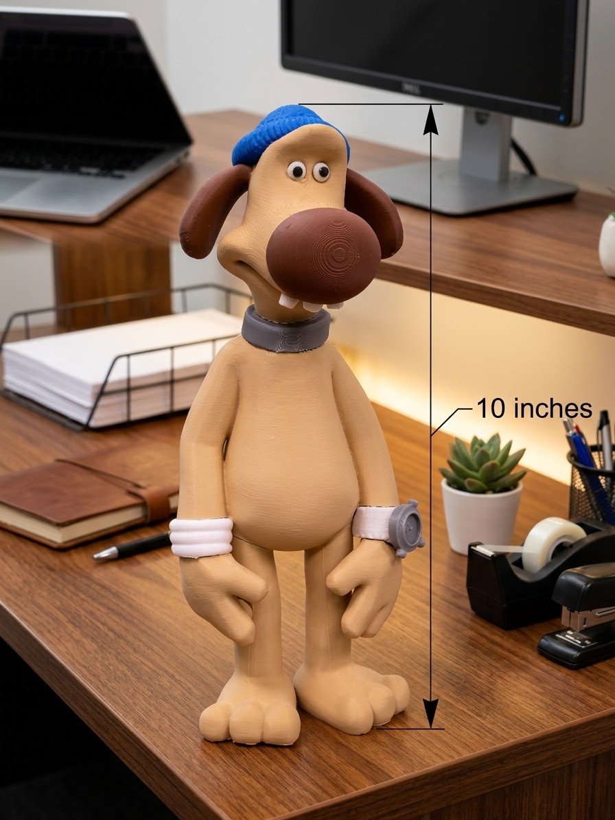 10” Large Bitzer The Dog - Shaun The Sheep figure 10” Large Bitzer The Dog - Shaun The Sheep figure