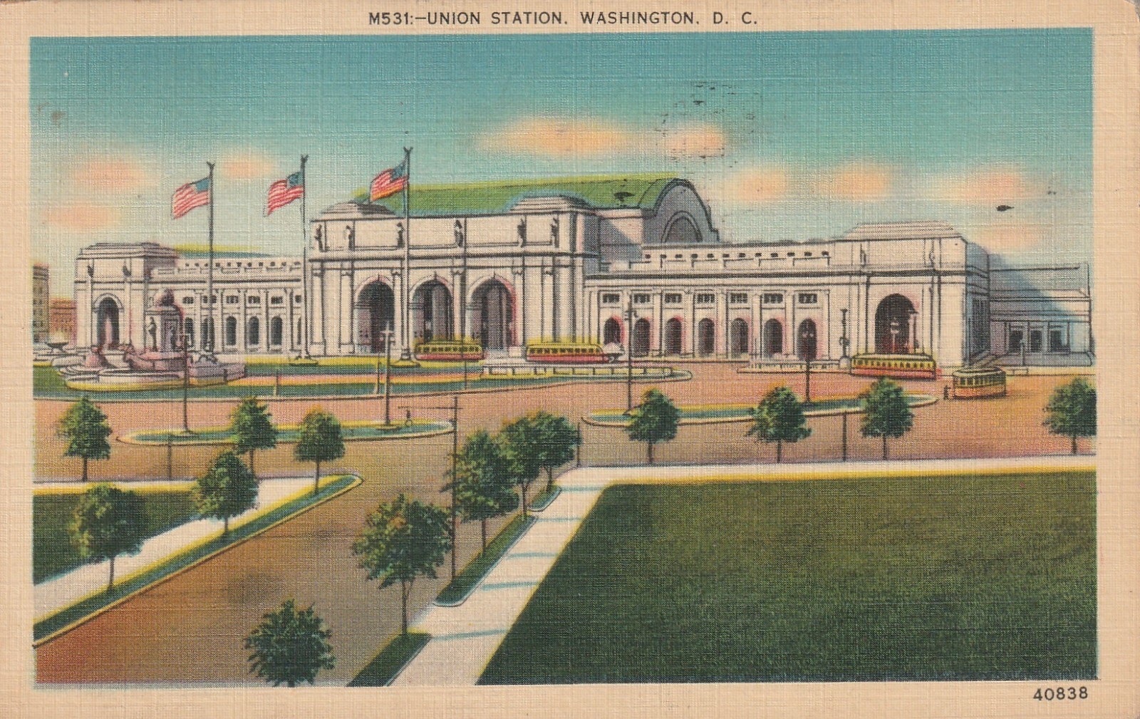 1942, Union Train Station, Washington D.C. a797 1942, Union Train Station, Washington D.C. a797