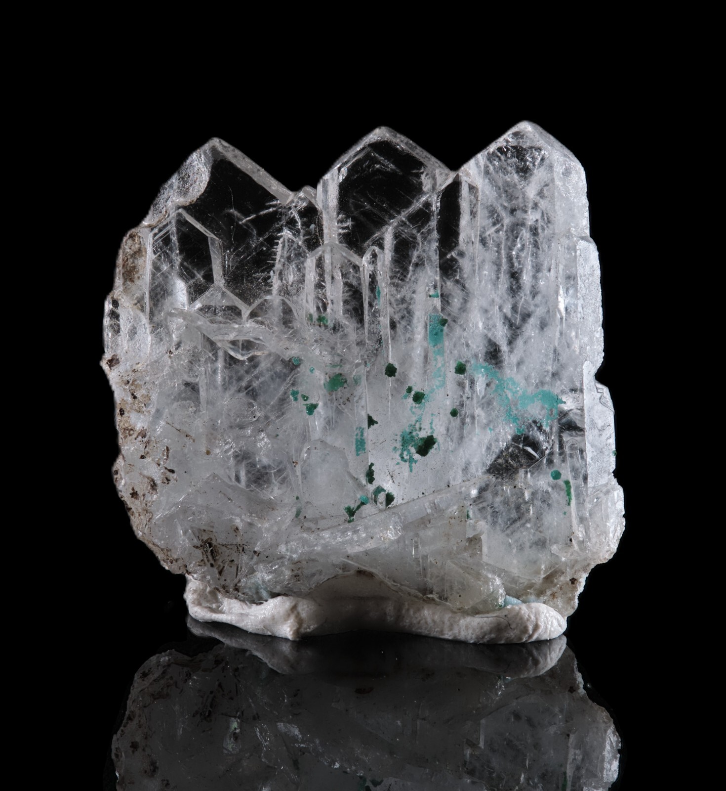 Baryte with Malachite, Shangulowé Mine, Kambove, Lualaba, DRC RARE Baryte with Malachite, Shangulowé Mine, Kambove, Lualaba, DRC RARE