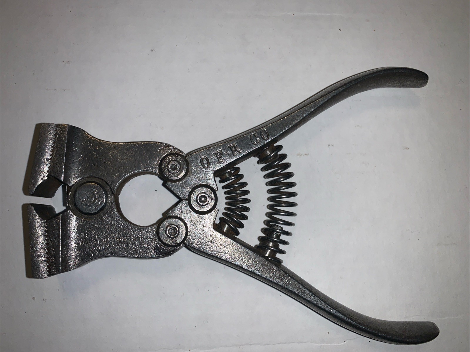 VINTAGE— L S STARRETT MUSIC WIRE CUTTER- Date/Stamp-Sept. 28, 1898-ORF CO VINTAGE— L S STARRETT MUSIC WIRE CUTTER- Date/Stamp-Sept. 28, 1898-ORF CO