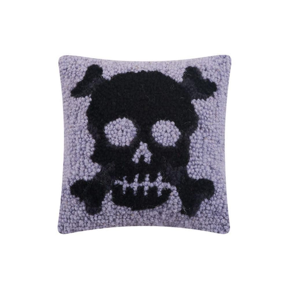 Peking Handicraft David Price Pastel Skull Hook Pillow, 8 Peking Handicraft David Price Pastel Skull Hook Pillow, 8