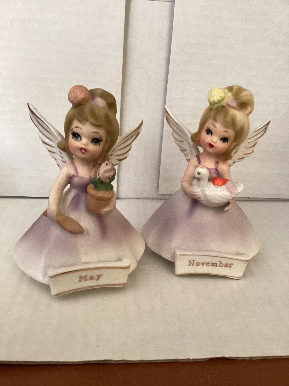 Vintage Nanco Products May and November Angels Vintage Nanco Products May and November Angels
