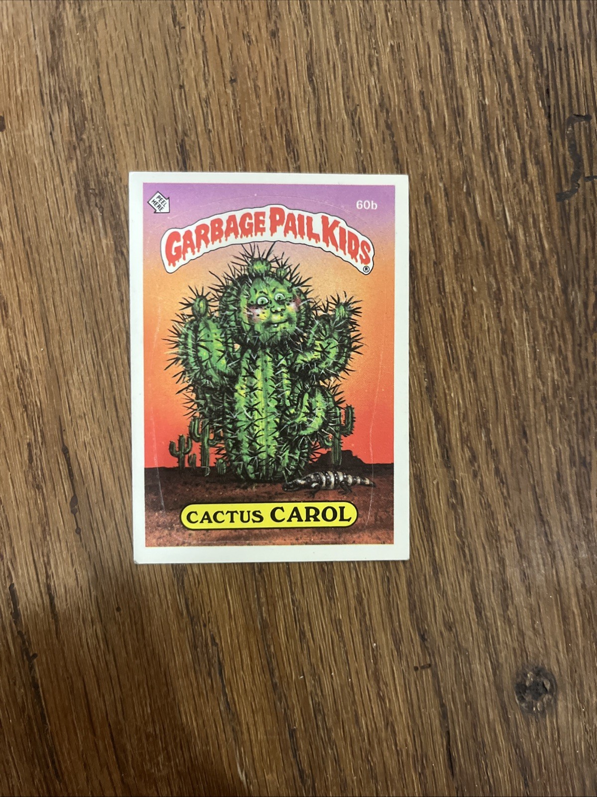 1986 Topps Garbage Pail Kids Cactus Carol 1986 Topps Garbage Pail Kids Cactus Carol