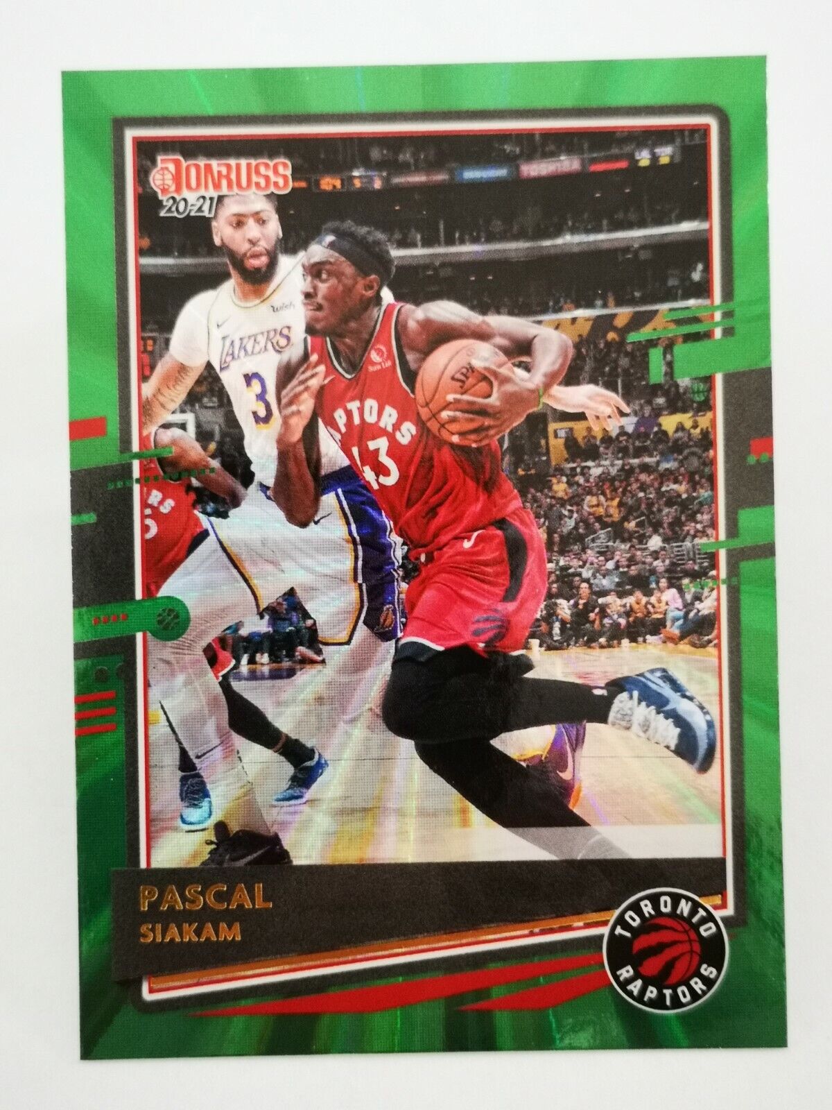 2020-21 Donruss Panini N23 NBA Green Laser #48 Pascal Siakam Toronto Raptors