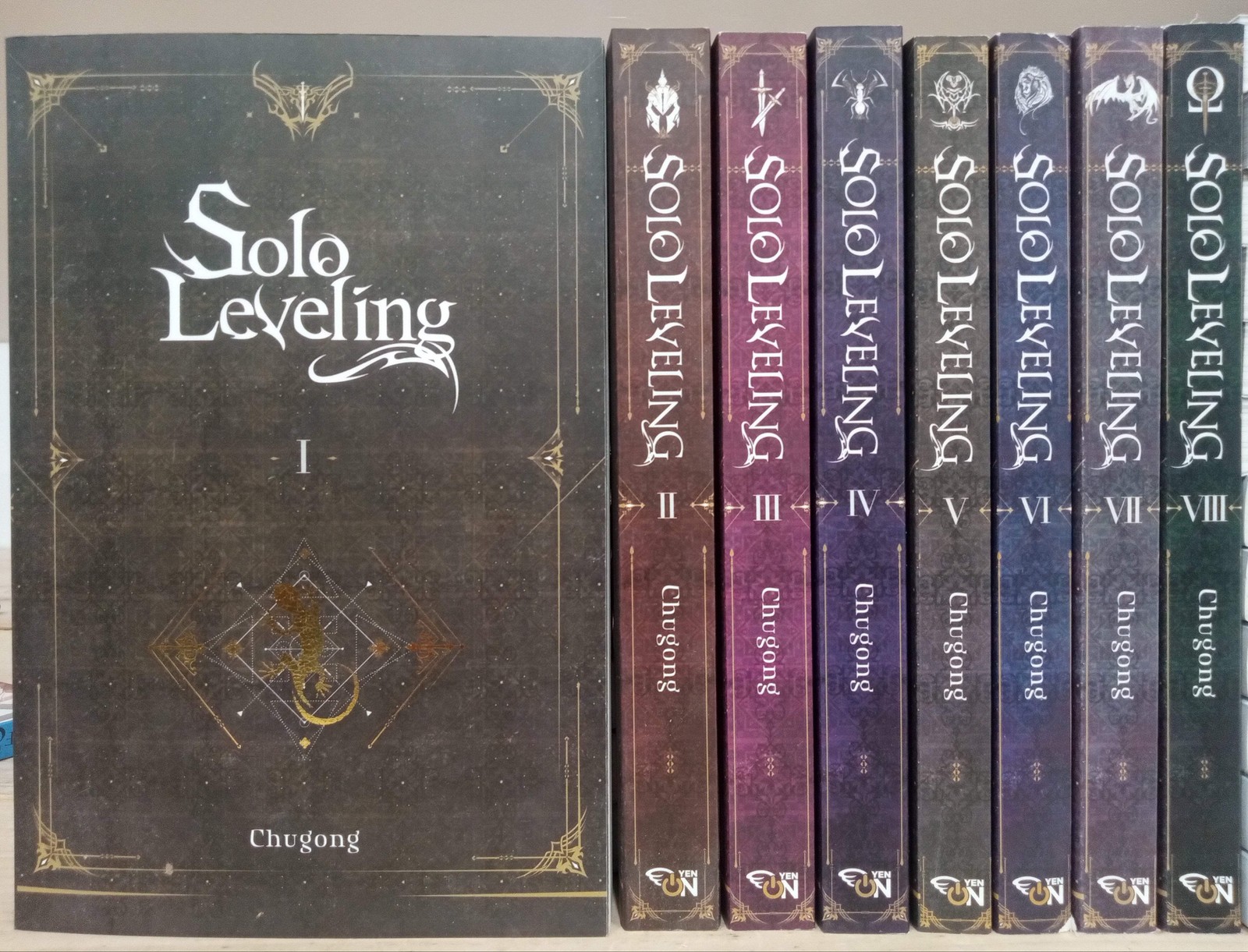 Solo Leveling Vol. 1-8 Light Novel Set English