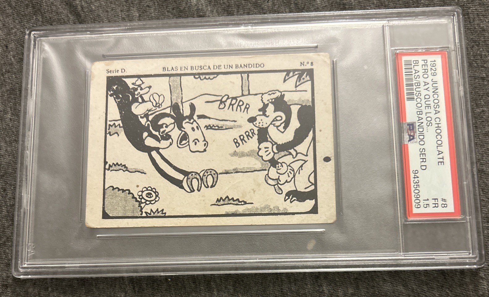 1929/30 Juncosa OSWALD the Lucky Rabbit - Rookie Set Break - Psa 1.5 #8 1929/30 Juncosa OSWALD the Lucky Rabbit - Rookie Set Break - Psa 1.5 #8