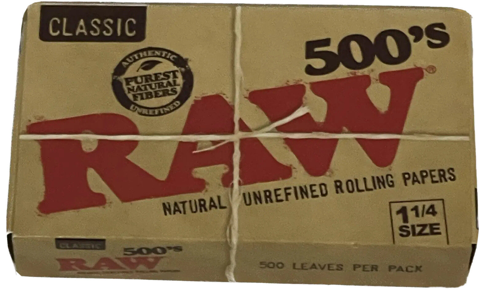 Raw Classic 500 Pack Unrefined Rolling Papers *Free Shipping* Raw Classic 500 Pack Unrefined Rolling Papers *Free Shipping*