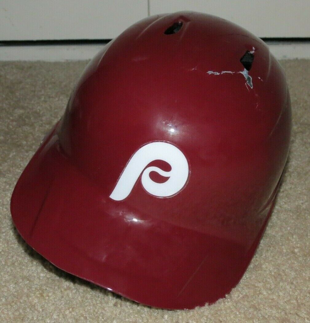 Philadelphia Phillies Game Used Issued Retro Helmet #5 - MLB Authenticated