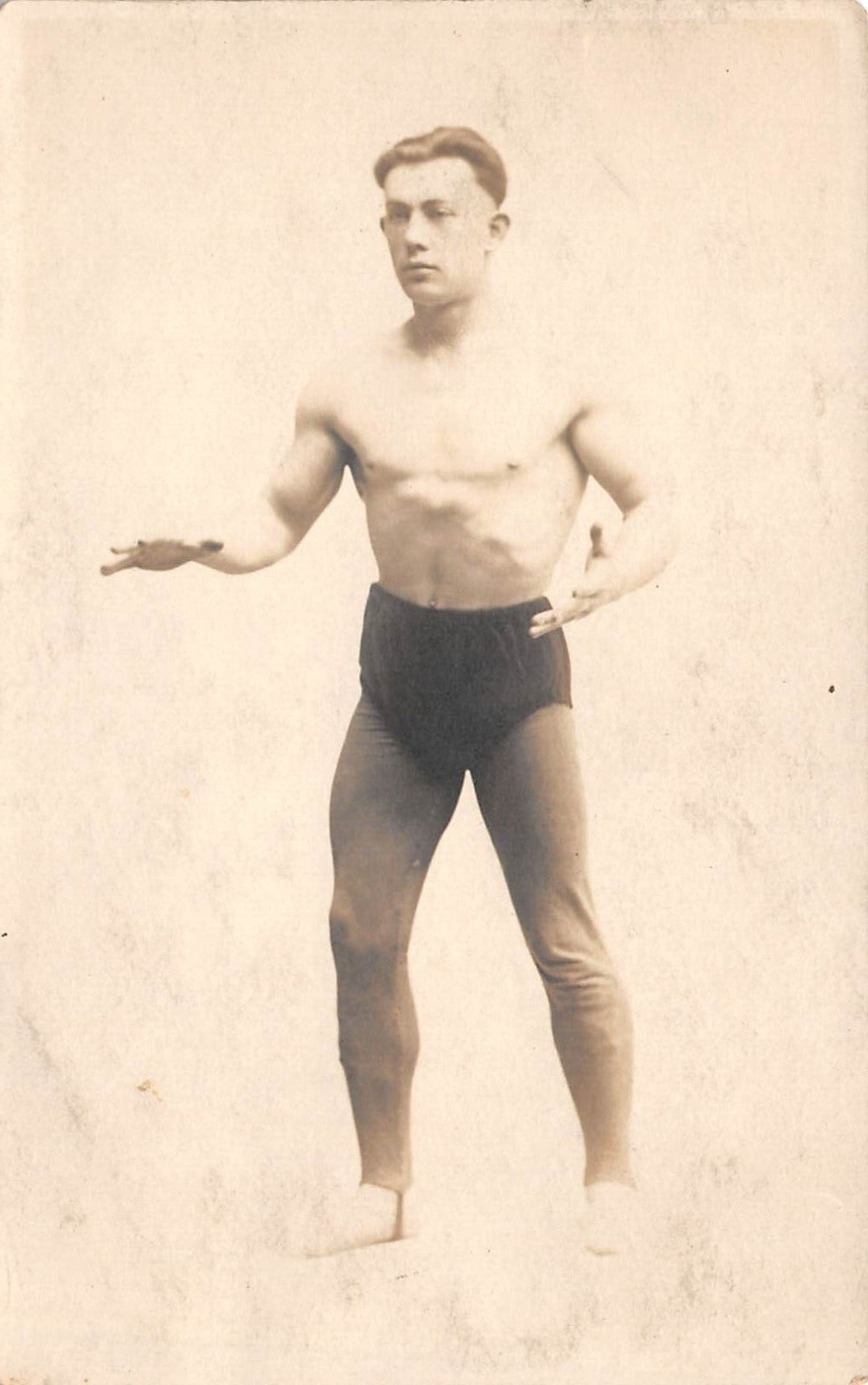 RPPC Kid McCoy Pro Boxer Hollywood Actor Murdered Girlfriend in 1924