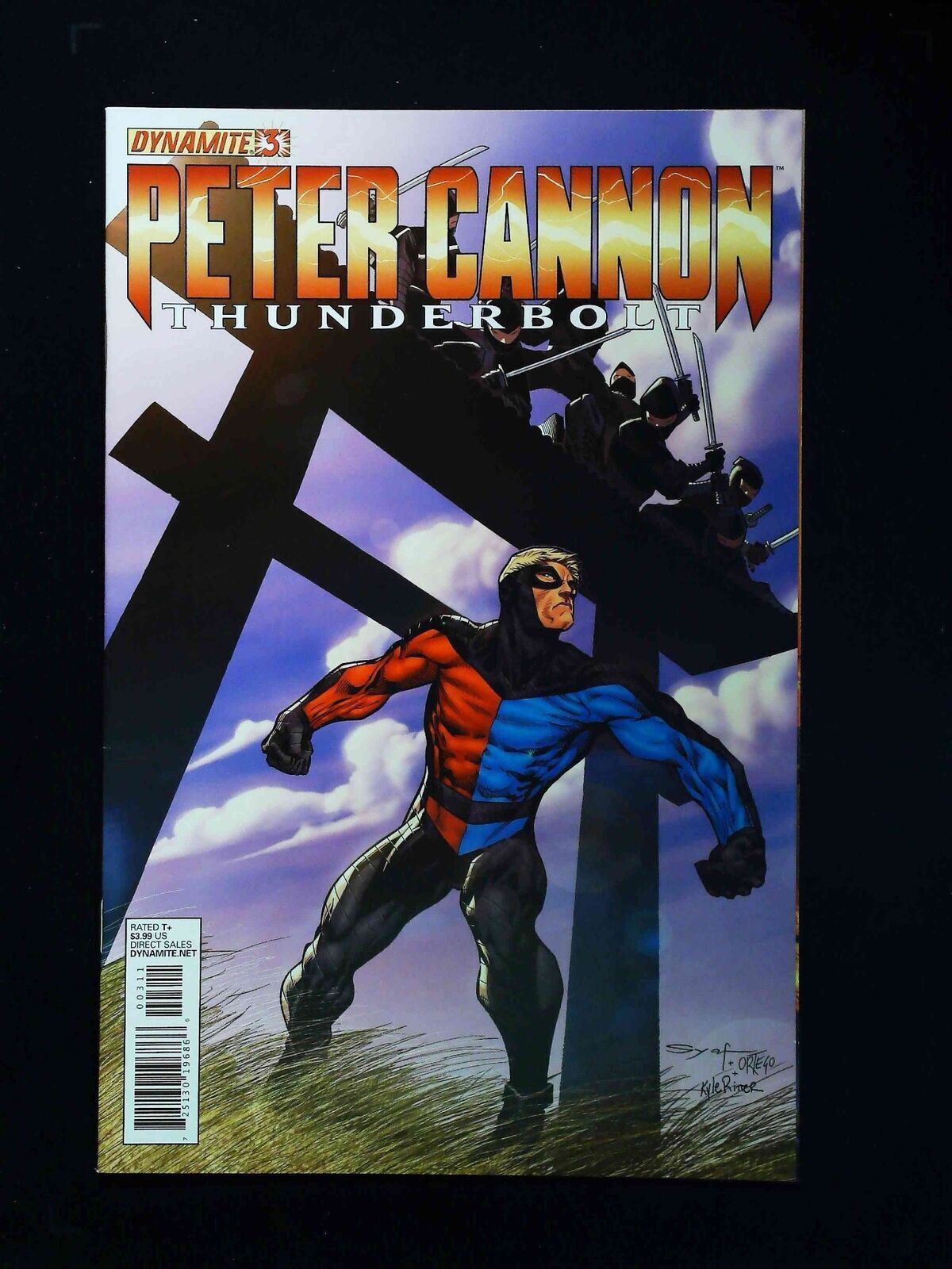 Peter Cannon Thunderbolt #3C  Dynamite Comics 2012 Vf+  Syaf Variant
