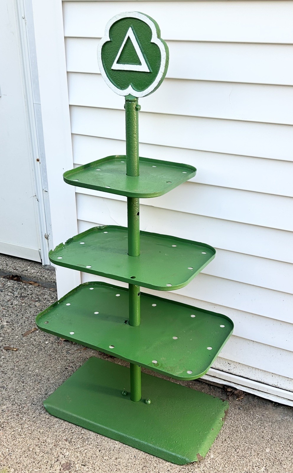RARE Vintage Cities Service Gas Staion Oil Can Metal Counter Display Rack 1940s RARE Vintage Cities Service Gas Staion Oil Can Metal Counter Display Rack 1940s