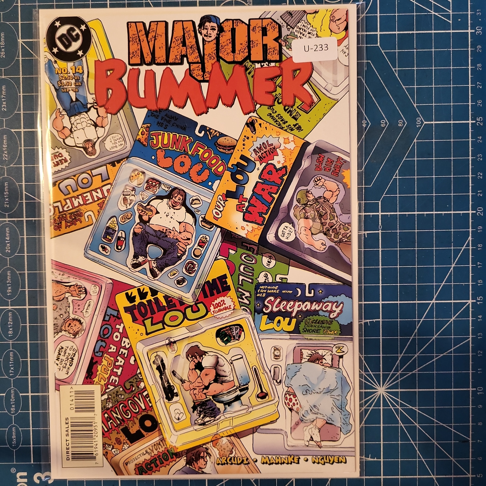 MAJOR BUMMER #14 9.0+ 1ST APP DC COMIC BOOK U-233
