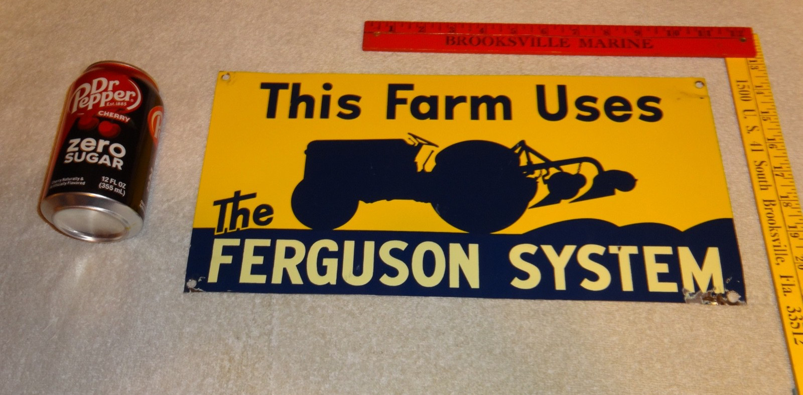 VINTAGE THIS FARM USES THE FERGUSON SYSTEM FORD TRACTOR 15.5 VINTAGE THIS FARM USES THE FERGUSON SYSTEM FORD TRACTOR 15.5