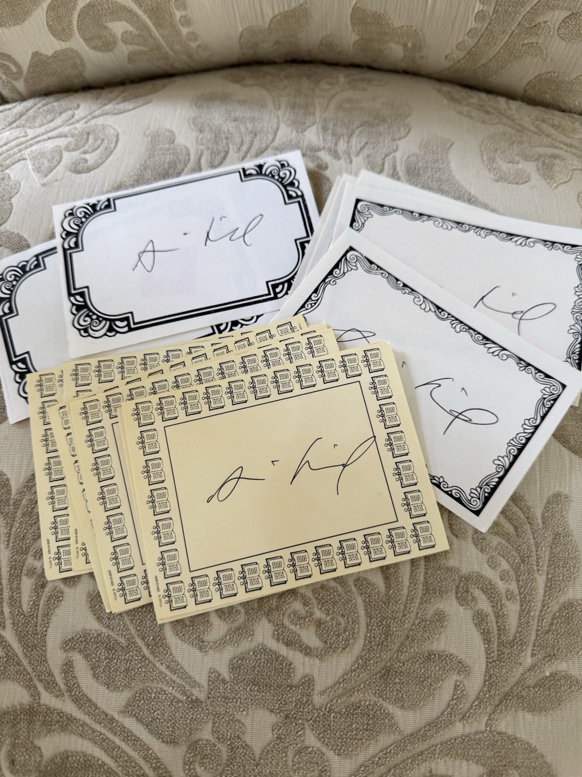 Annie Dillard American Writer Author Signed Bookplates Autographed Annie Dillard American Writer Author Signed Bookplates Autographed