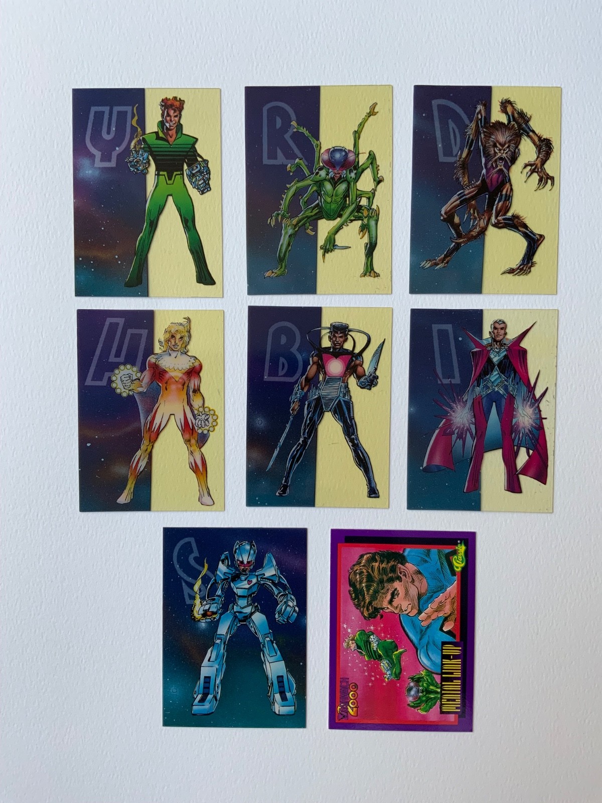1993 Classic Deathwatch 2000 Complete Hybrid Cels Set HC1-HC7 + Card 82 1993 Classic Deathwatch 2000 Complete Hybrid Cels Set HC1-HC7 + Card 82