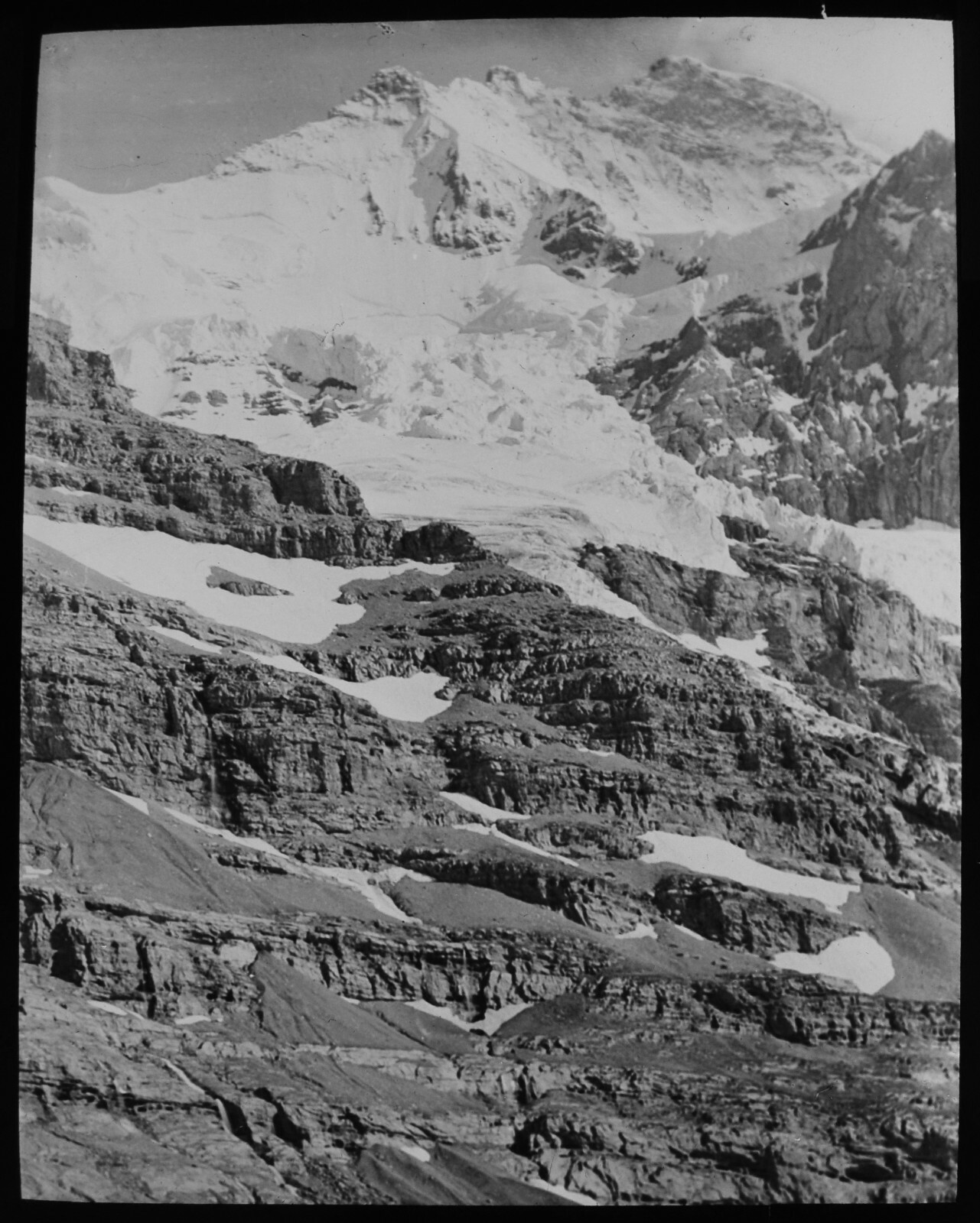 ANTIQUE GBB Magic Lantern Slide MOUNTAIN SCENE C1890 PHOTO SWITZERLAND ? ANTIQUE GBB Magic Lantern Slide MOUNTAIN SCENE C1890 PHOTO SWITZERLAND ?