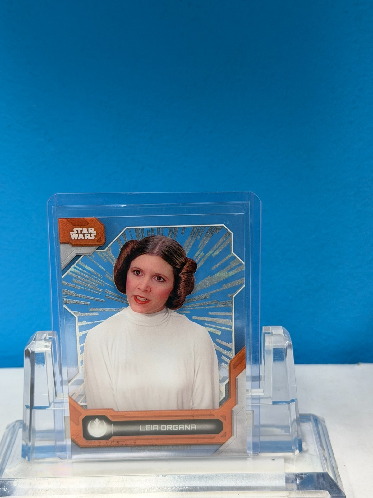 2024 Topps Star Wars High Tek Leia Organa #65 Hyperspace Pattern 2024 Topps Star Wars High Tek Leia Organa #65 Hyperspace Pattern