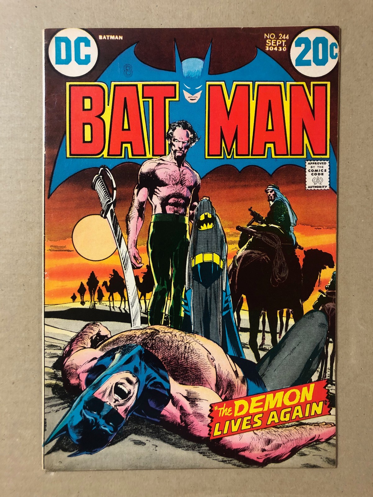 Batman #244 (1972) | classic Neal Adams Ra's Al Ghul | F/VF | 7.0 | NICE