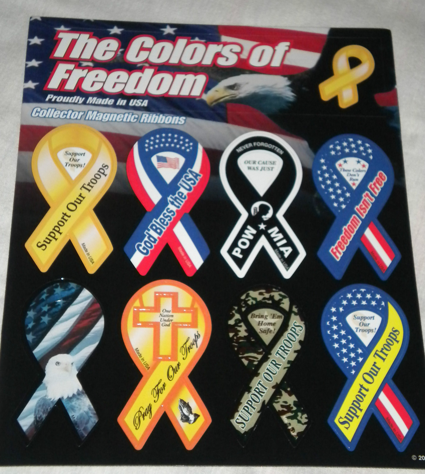 THE COLORS OF FREEDOM MAGNETIC COLLECTOR RIBBONS THE COLORS OF FREEDOM MAGNETIC COLLECTOR RIBBONS