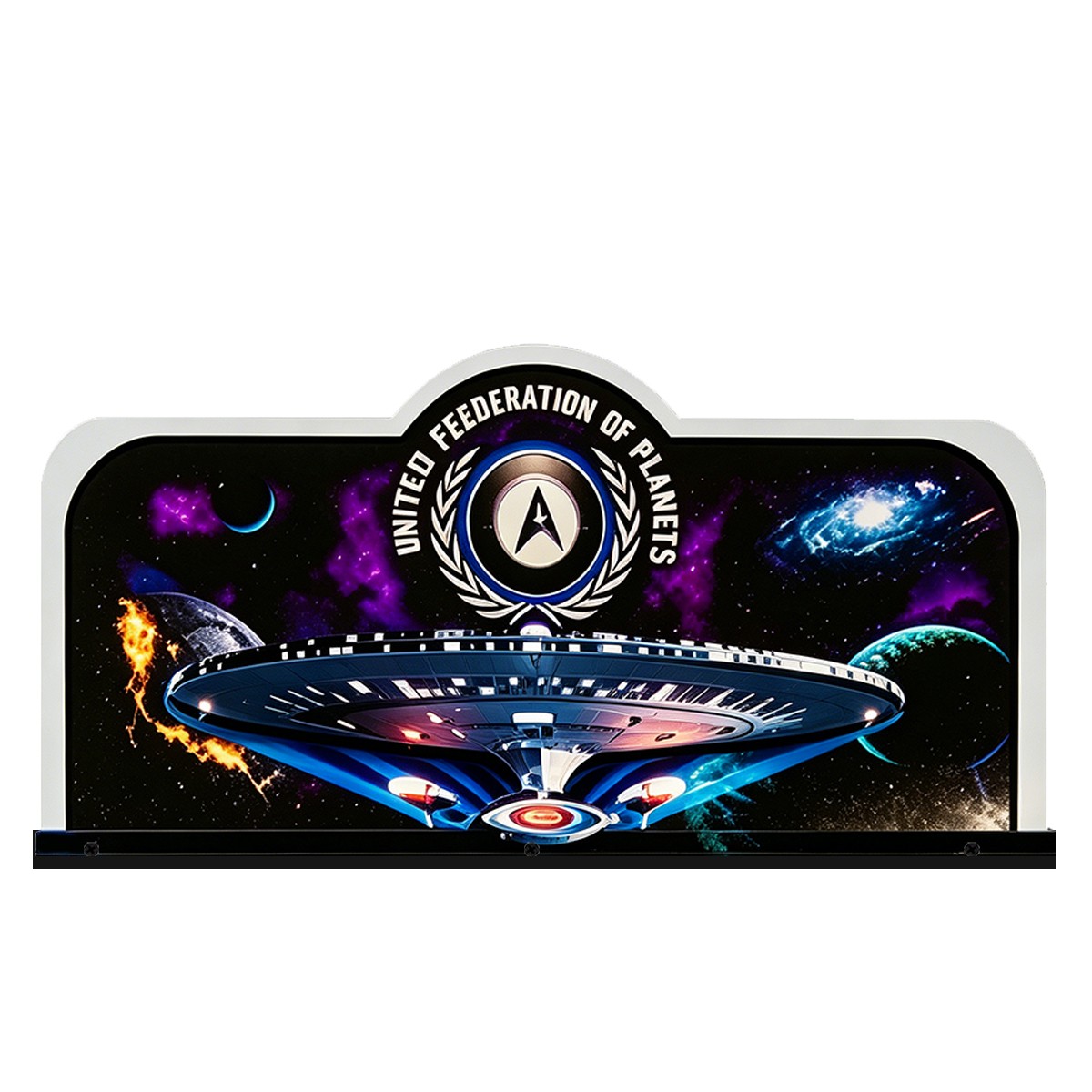 New Star Trek Pinball Topper Led RGB Topper for Pinball Machine Pinball Decor