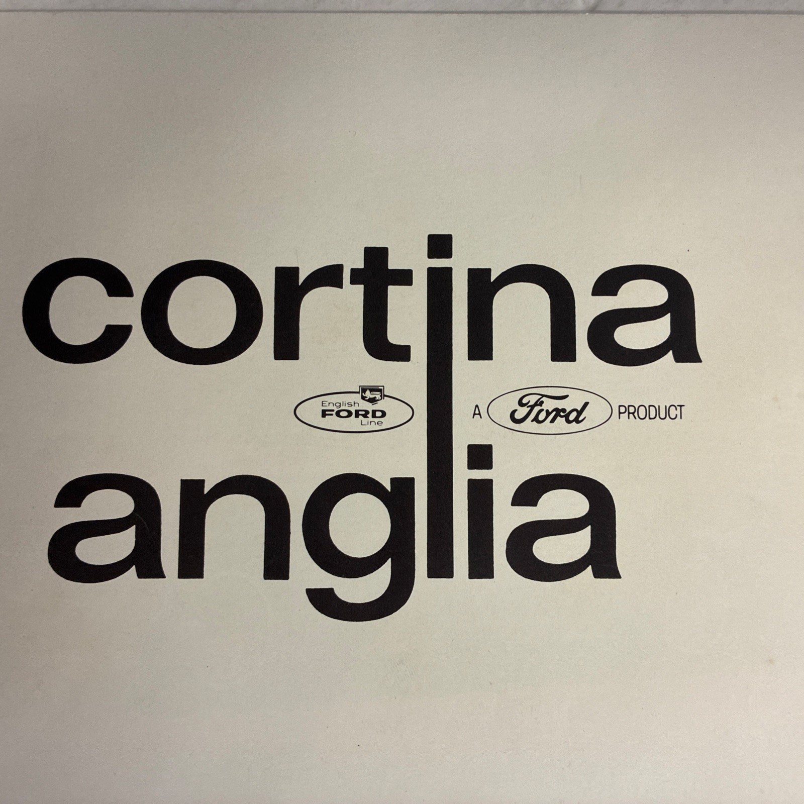 Original 1967 Ford Cortina Anglia Sales Brochure