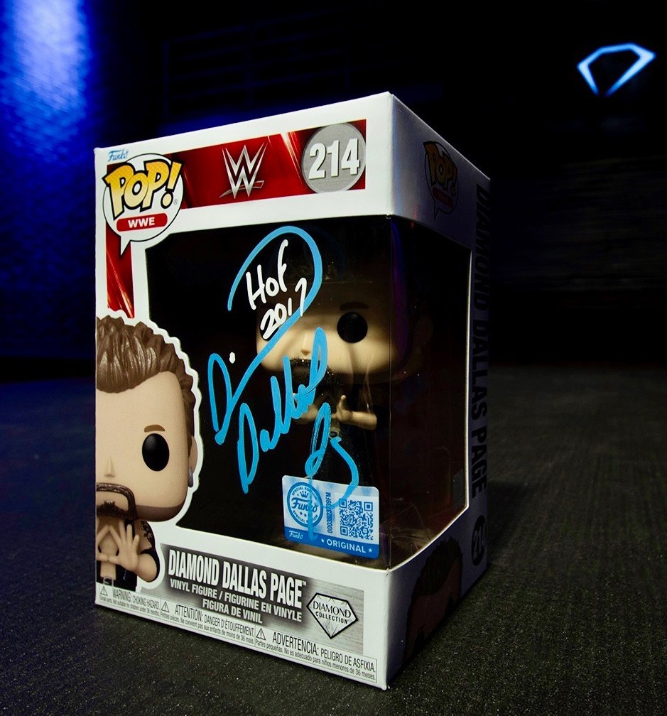 DDP 214 Diamond Collection Funko Pop - Signed and personalized