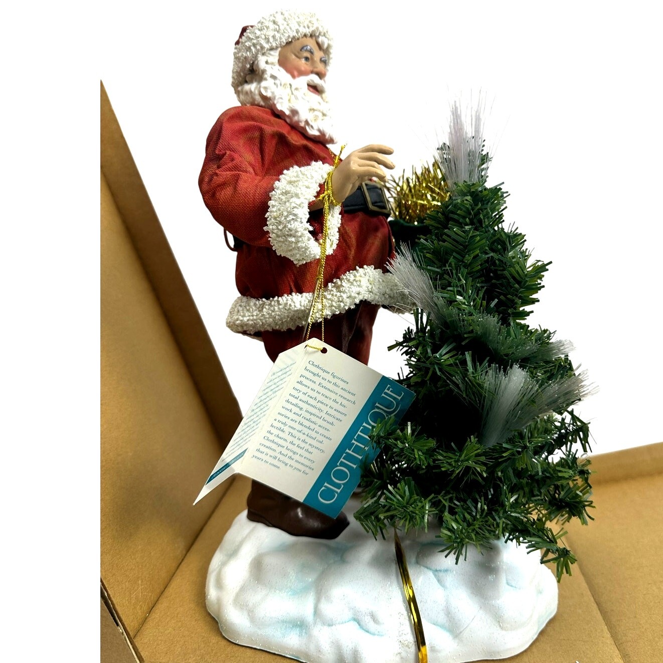 Clothtique Possible Dreams 2000 “Christmas Glow” 15103 Santa Figure-Excellent Clothtique Possible Dreams 2000 “Christmas Glow” 15103 Santa Figure-Excellent