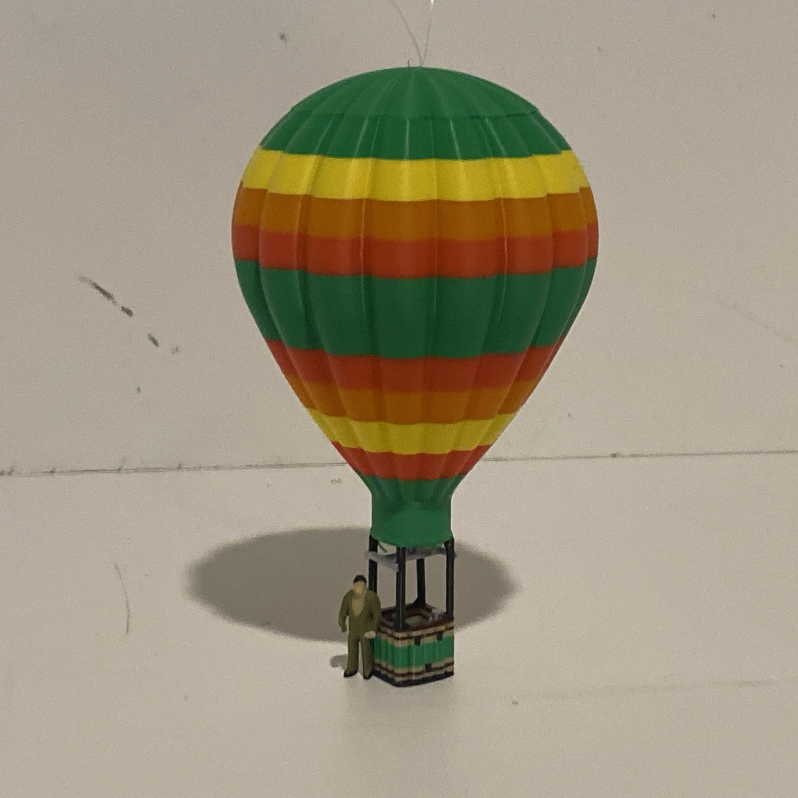 Hot Air Balloon HO Scale Glow 3-D Printed Small4.5” Green Multi color  Hot Air Balloon HO Scale Glow 3-D Printed Small4.5” Green Multi color 