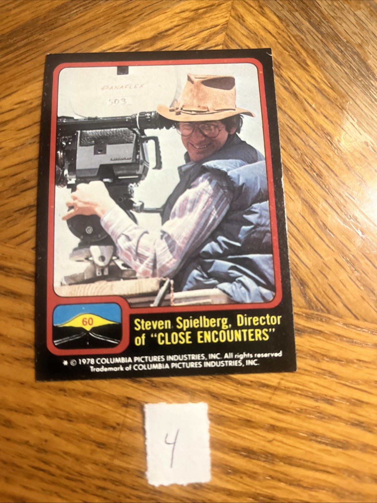 1978 Topps Close Encounters of the Third Kind Steven Spielberg Director #60 RC 1978 Topps Close Encounters of the Third Kind Steven Spielberg Director #60 RC