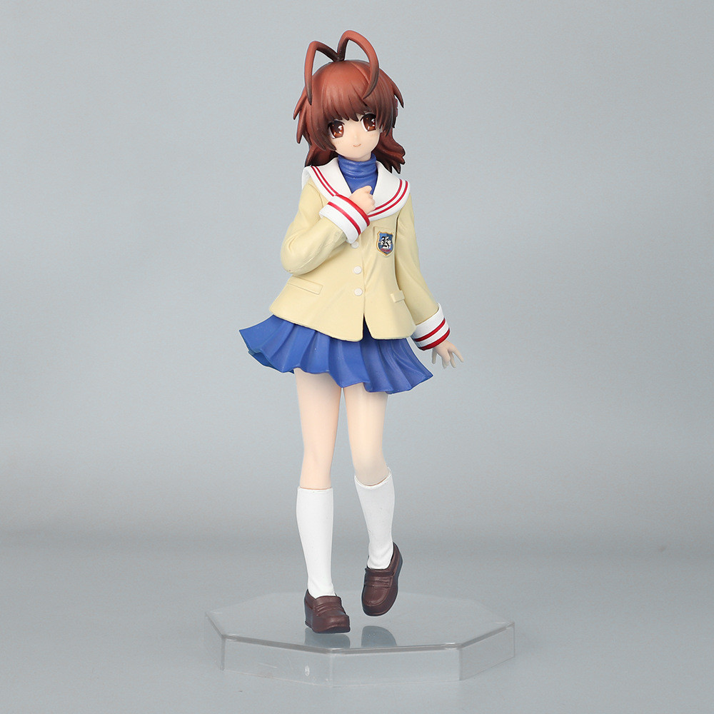 Clannad Nagisa Furukawa Anime Figure PVC Collectible Model Desktop Decor Toy New Clannad Nagisa Furukawa Anime Figure PVC Collectible Model Desktop Decor Toy New