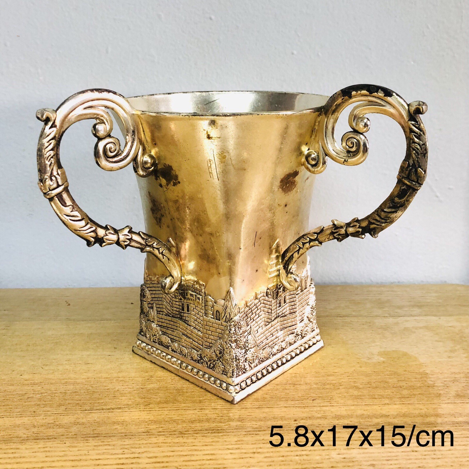 VINTAGE ISRAEL JERUSALEM JEWISH KIDDUSH RITUAL CUP VINTAGE ISRAEL JERUSALEM JEWISH KIDDUSH RITUAL CUP