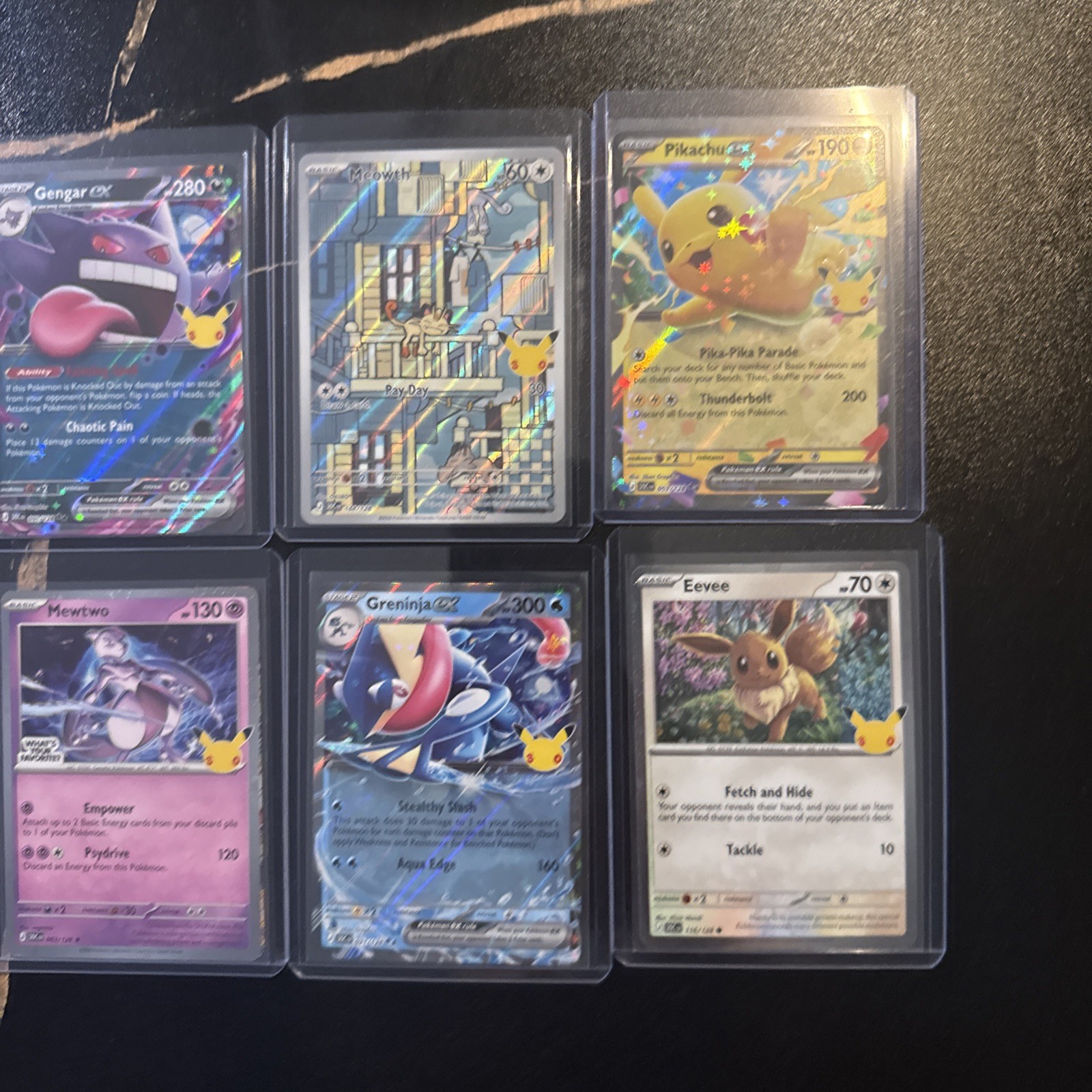 Pokemon Cards 30th Anniversary 5 Cards Rare Pokemon Cards 30th Anniversary 5 Cards Rare