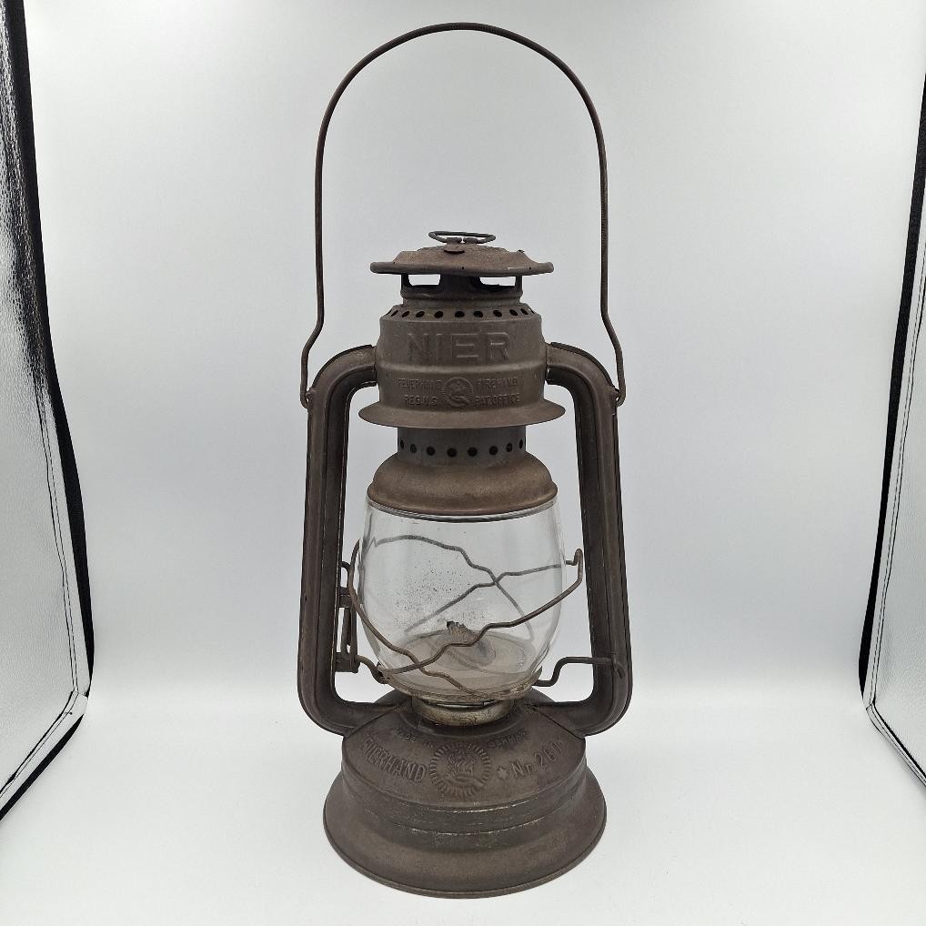 Vintage Pre-1945 Nier Feuerhand Nr 260 Firehand Clear Germany Kerosene Lantern Vintage Pre-1945 Nier Feuerhand Nr 260 Firehand Clear Germany Kerosene Lantern