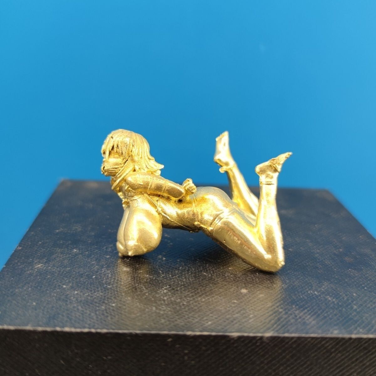 Golden Brass Sexy Cartoon Woman Body Statue Art Beauty Model Figurine Artwork