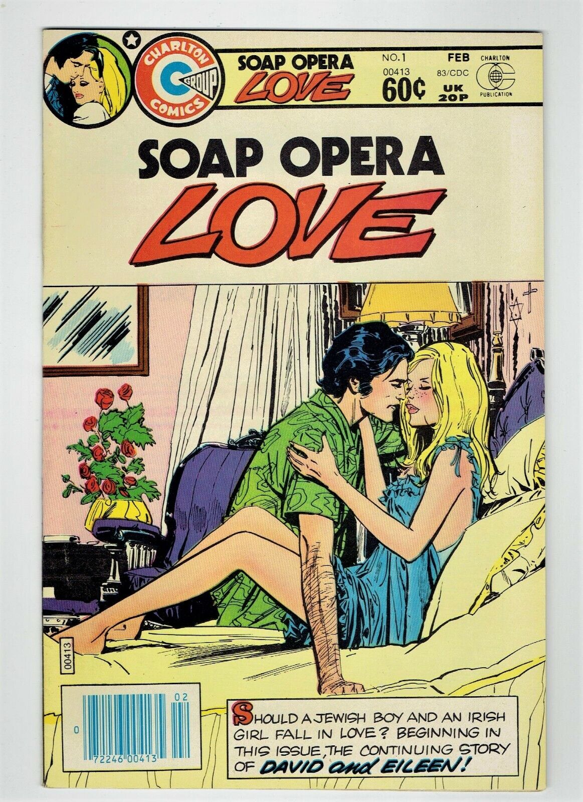 Soap Opera Love #1 1983 Charlton Low Print Run HG