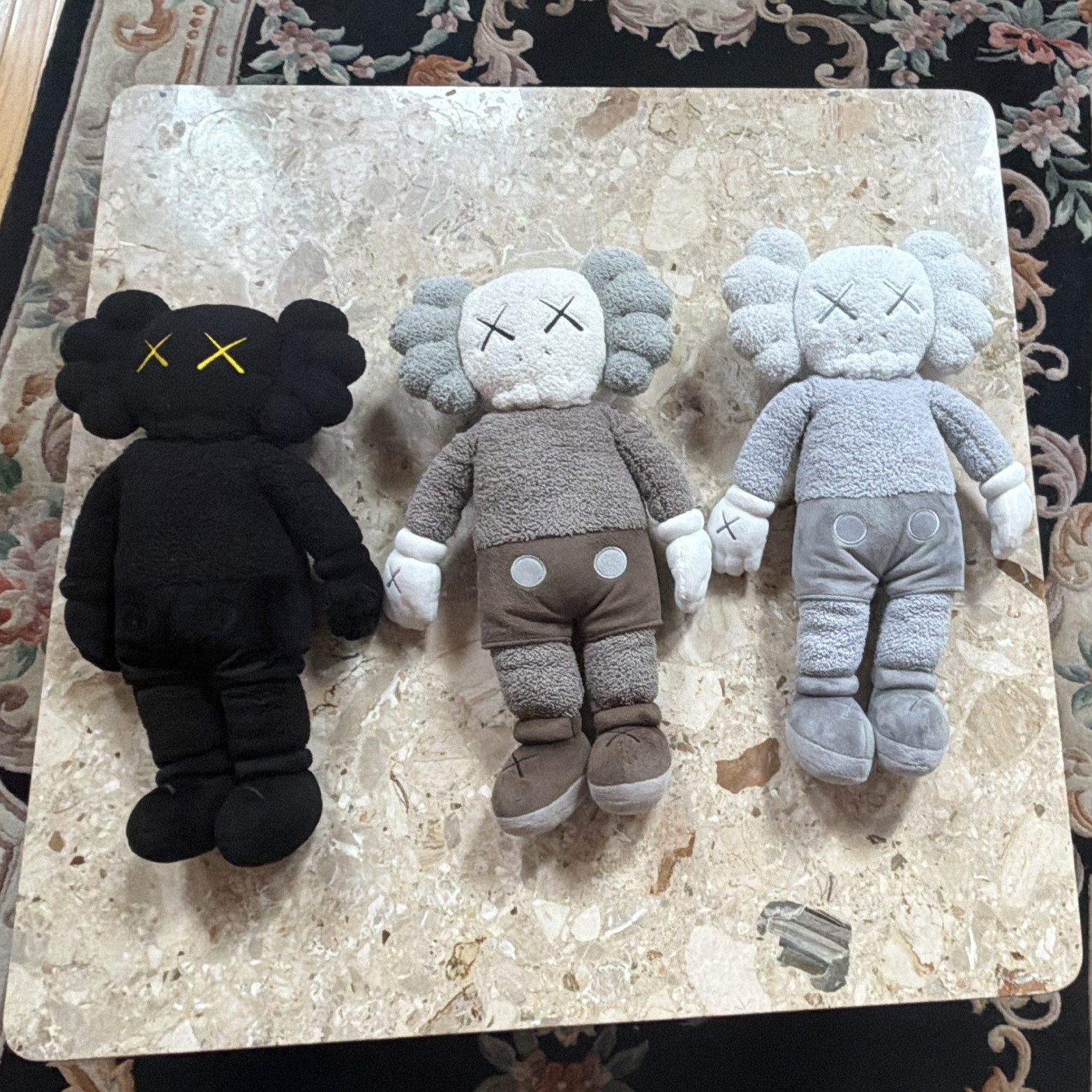 KAWS Holiday Hong Kong KAWS Companion Plush Set of 3 Limited Edition w/ Box KAWS Holiday Hong Kong KAWS Companion Plush Set of 3 Limited Edition w/ Box