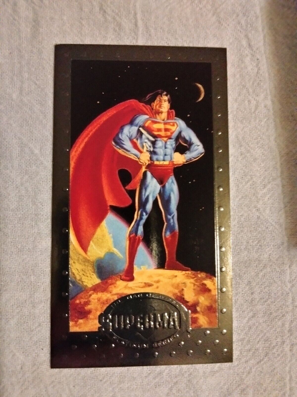 1994 Skybox DC Superman The Man Of  Steel Platinum Series Card # SP1