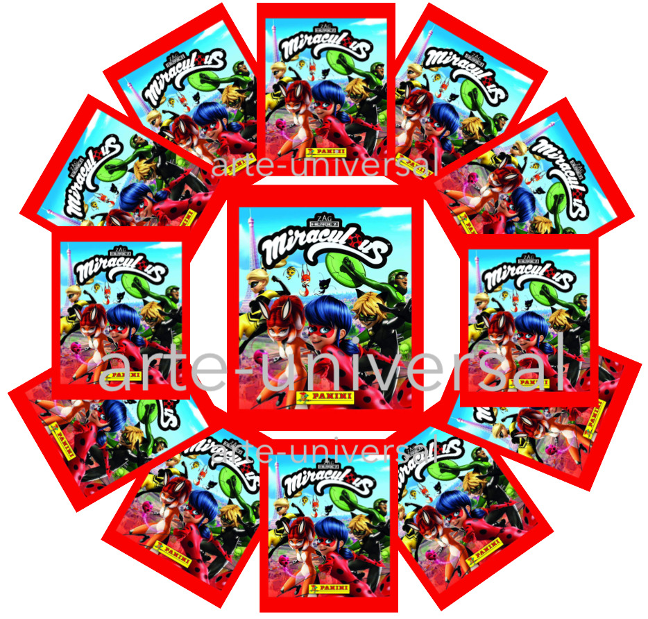 Panini 2019 MIRACULOUS 3 Ladybug Cat Noir HEROEZ 250 Stickers Booster 50 PACKS 