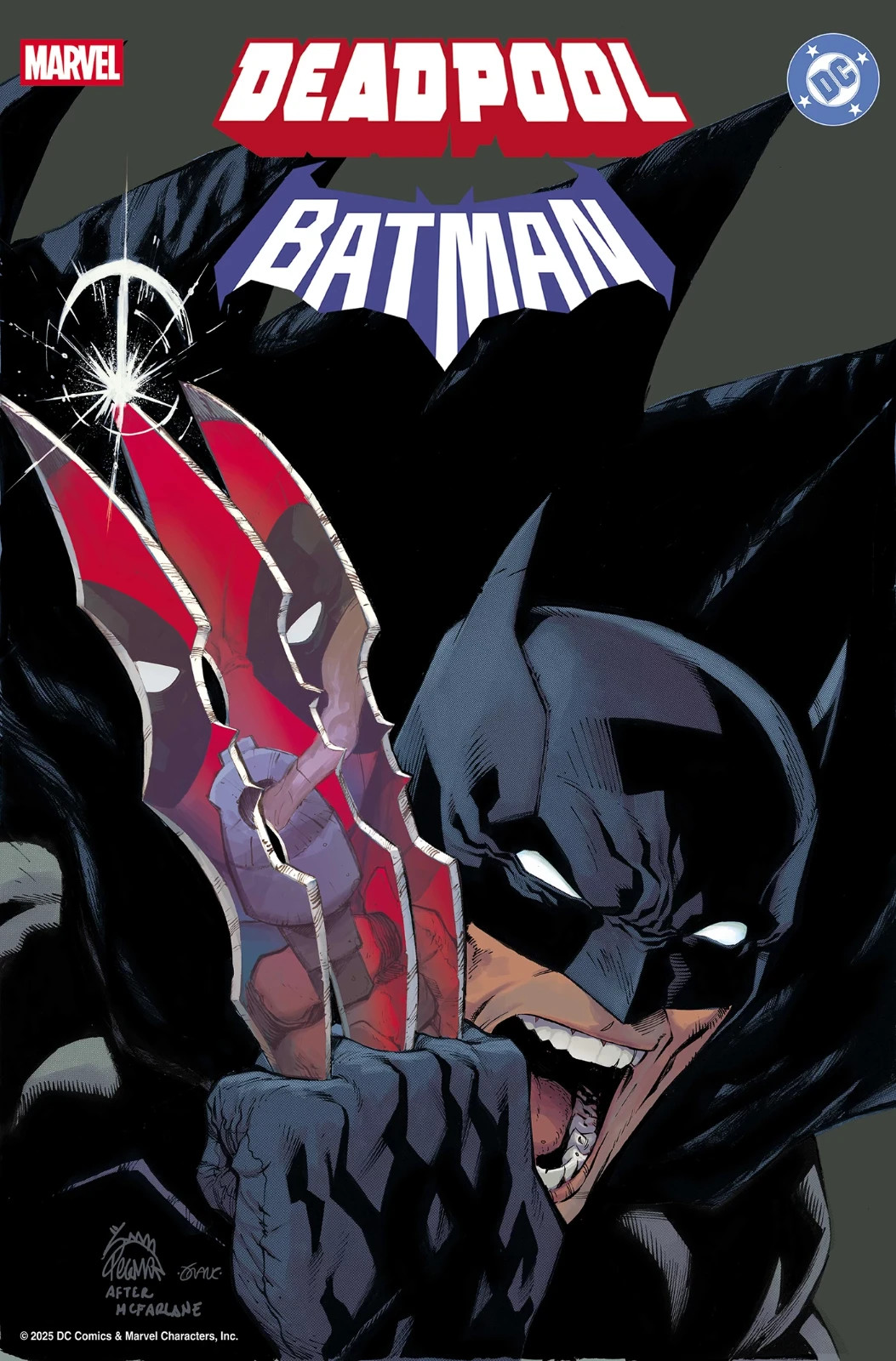 DEADPOOL/BATMAN #1 (RYAN STEGMAN HULK #340 HOMAGE)(2025) COMIC BOOK ~ MARVEL/DC