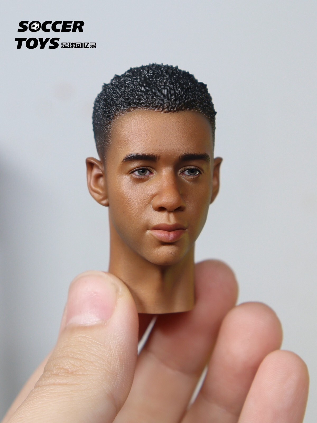 custom Jamal Musiala head 1/6 scale Male Model for 12'' Action Figure custom Jamal Musiala head 1/6 scale Male Model for 12'' Action Figure